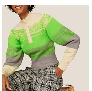 BAUM UND PFERDGARTEN Coastal Communities Caroleen Wool-Blend Sweater, Medium
